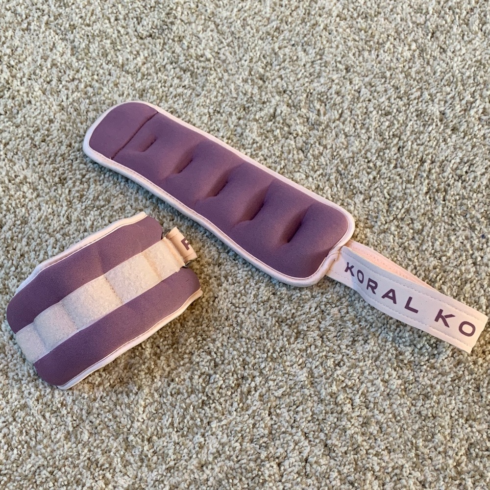Koral Lavender and pink Fitness Weights